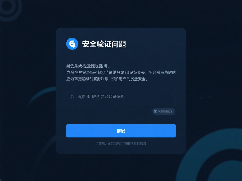 安全验证问题：如果系统检测到账户存在异常登录行为，