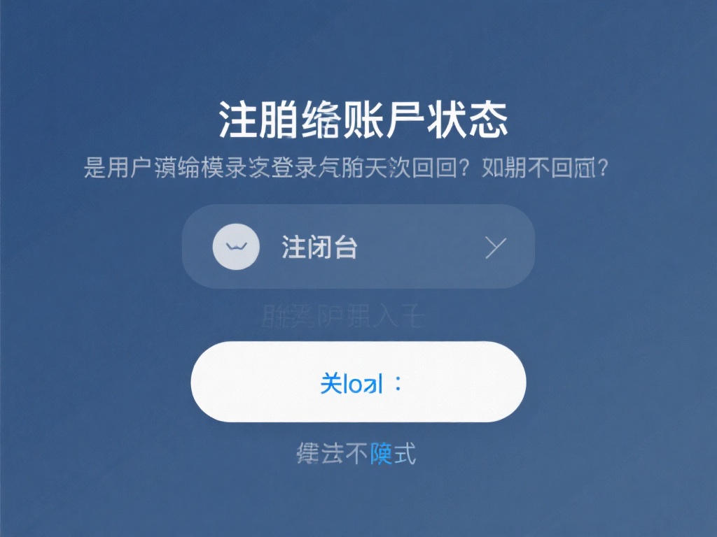 注销后，账户的状态会进入“关闭”模式，用户无法登录