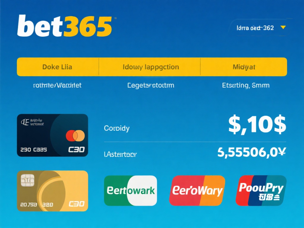 根据官方数据，Bet&nbsp;365的存款限额因支付方式和